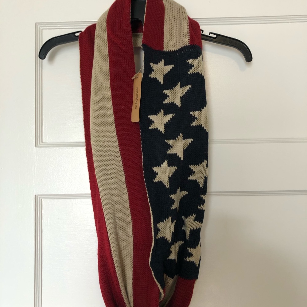 American Flag Infinity Scarf